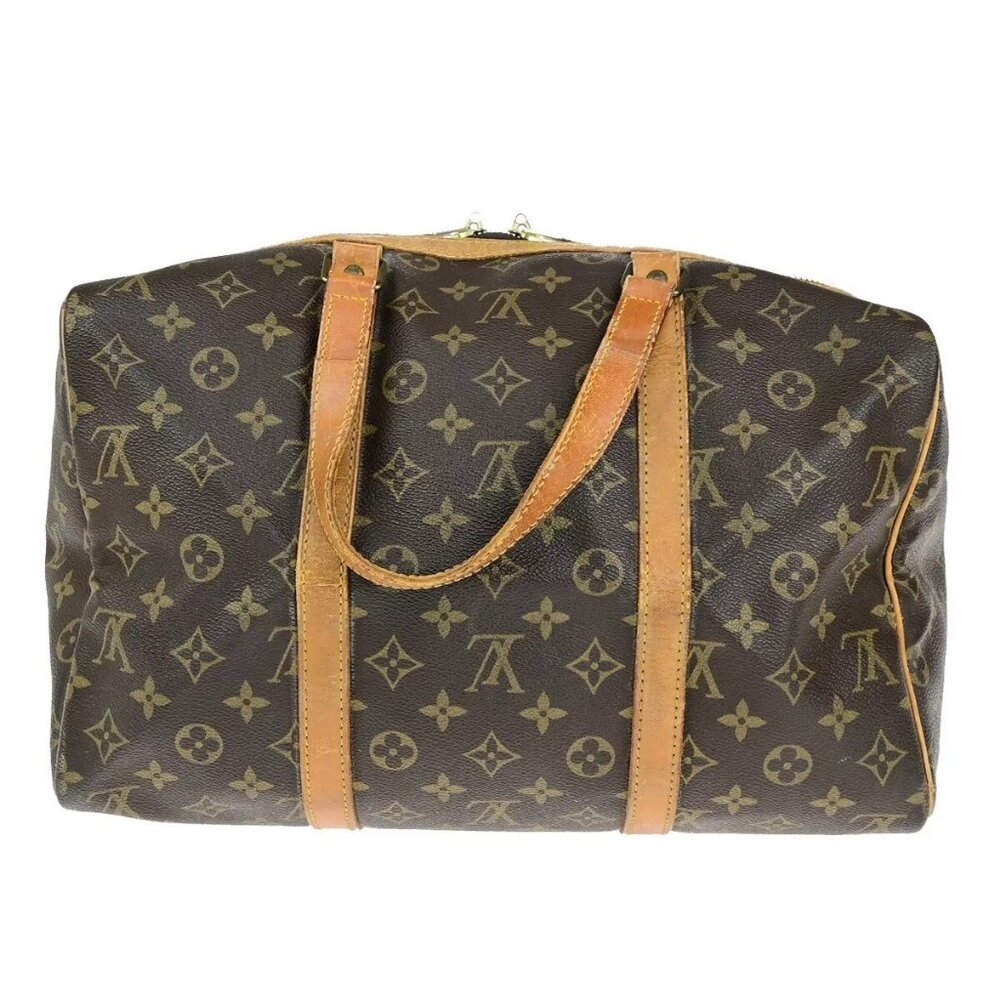 LOUIS VUITTON Sac Souple 35 Travel Hand Bag Monogram Leather BN - Picture 14 of 16